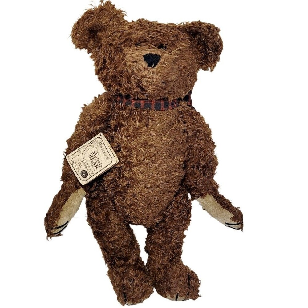 Mohair Bear 1998 Boyds Bears Collection Jackson R Bearington 16" With Hang Tag